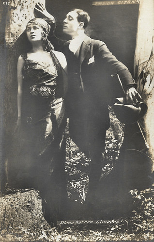 Diana Karenne and Giovanni Cimara in Passione tsigana (1916)