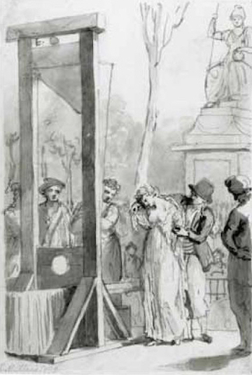 Olympe de gouges execution, 1793