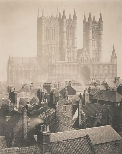Lincoln Cathedral from the castle, 1898