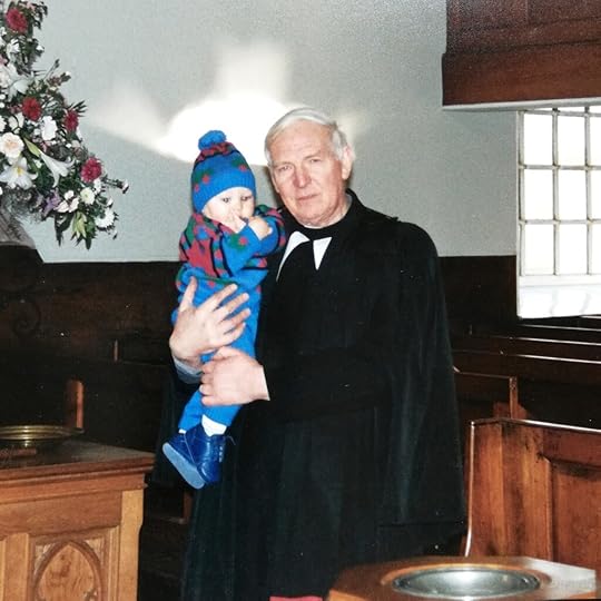Rev William (Bill) Scott with my son in 1991