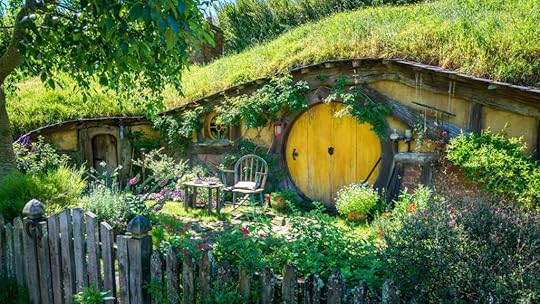 Hobbiton movie set for