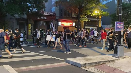 protesters on 14th St