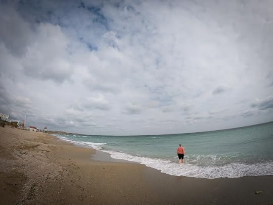 Baie-n Marea Neagra in februarie