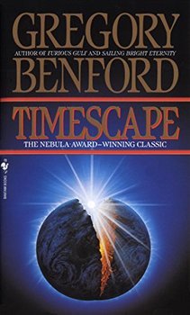 Cover image of Timescape, a novel about time travel