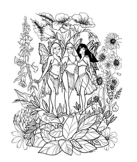 FAIRY COLORING PAGES