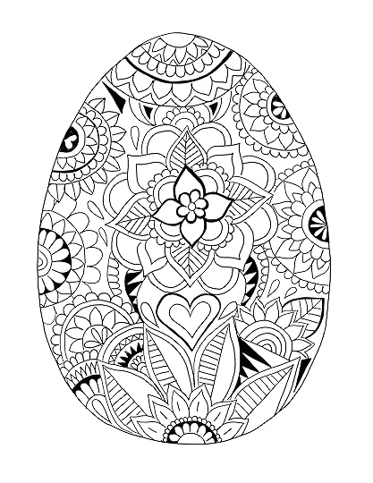 Easter Egg Printable Coloring Page | OOLY