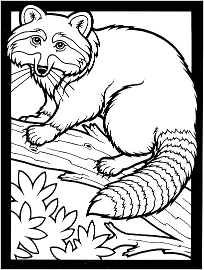Free Raccoon Coloring Pages