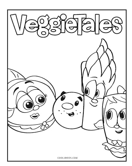 Free Printable Veggie Tales Coloring Pages For Kids