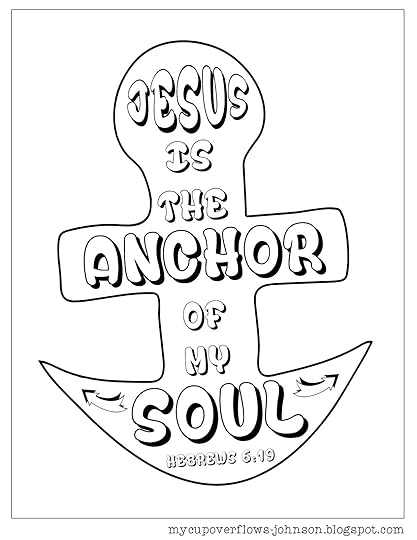 My Cup Overflows: Inspirational Coloring Pages