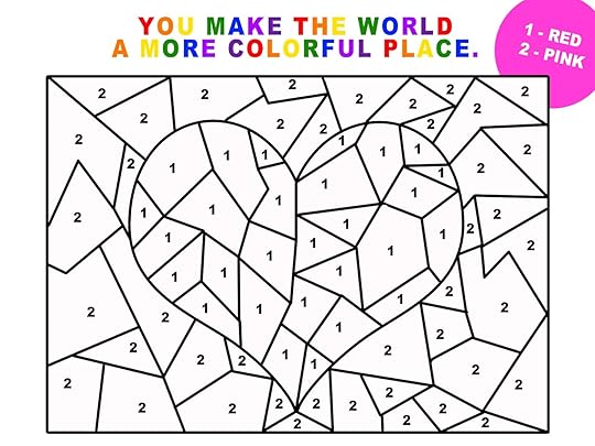 Color by Number Valentines - The Sewing Rabbit