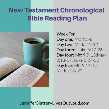 Bible reading plan week 10