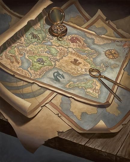 a character may Never be lost again - Expedition Map by Scott Murphy