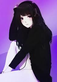 Sale > anime girl black hoodie > is stock