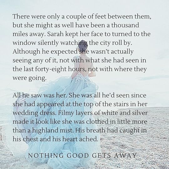 There were only a couple of feet between them, but she might as well have been a thousand miles away. Sarah kept her face to turned to the window silently watching the city roll by. Although he expected she wasn’t .jpg