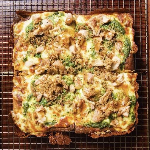 Photo courtesy of Saints Island Pies. Chicken Adobo Island Pie.