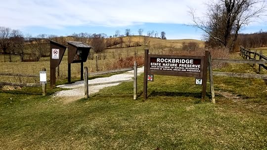 Trailhead for Rockbridge State Nature Preserve off Dalton Rd.