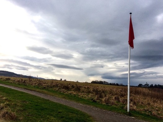 Flag on Culloden Moor
