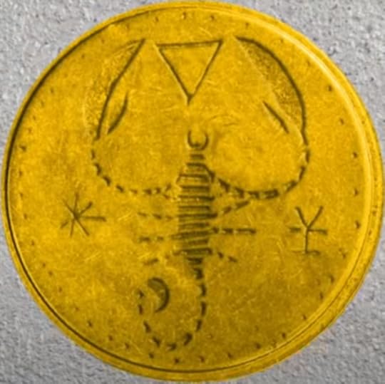 The ancient, strange coin looks very different between settings - Stygian Coin by TedEd