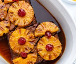 Tofu Cooked with Pineapple and sauce