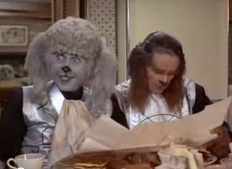 TV's Bewitched's (S04E30) dog-people from the planet Parenthia 