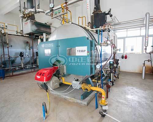 Gas fired steam boilers