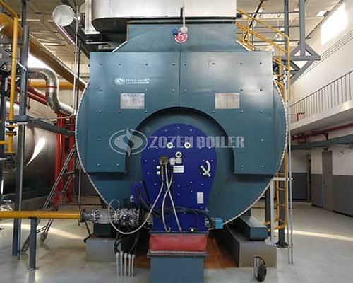 Gas hot water boiler cost