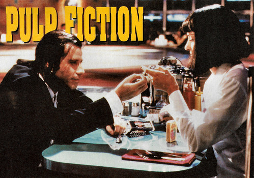John Travolta and Uma Thurman in Pulp Fiction (1994)