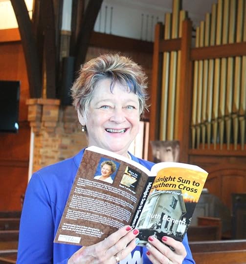 We launched 'Midnight Sun to Southern Cross' in the St Lucia church where Grandad was an elder. The organ was in full voice.