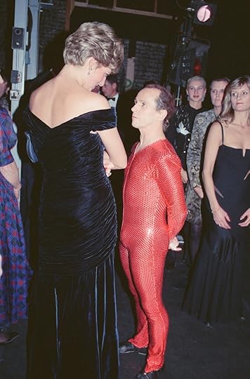 Princess Diana with Wayne Sleep.
