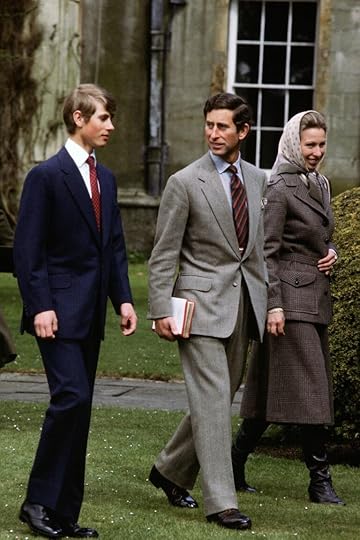 Prince Edward, Prince Charles, and Princess Anne.