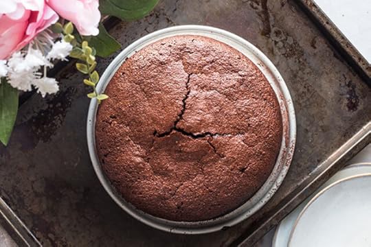 finished gluten free almond flour chocolate cake recipe