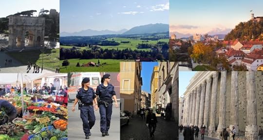 array of photos of people and places of Roma Nova