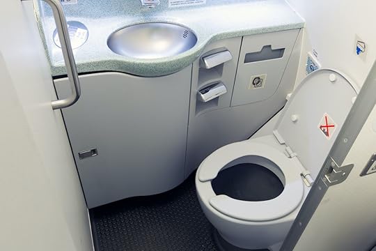 Airplane toilet