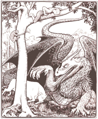 Illustration by John D Batten