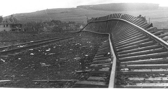 Railroad tracks at Heimboldshausen, April 3, 1945