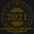 #AtoZChallenge 2021 badge