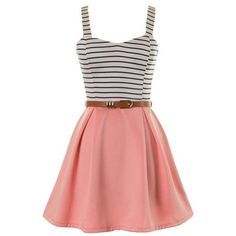 Skater Dresses ❤ liked on Polyvore featuring dresses, pin dress, red dress, red skater dress, preppy dresses and skater dress