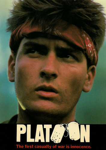 Charlie Sheen in Platoon (1986)