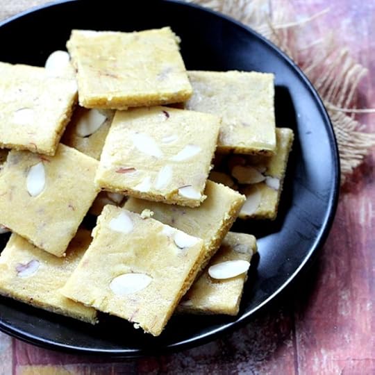 Saffron Almond Burfee