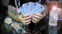 Four Tarot cards
