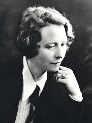 Edna St. Vincent Milay in a suit