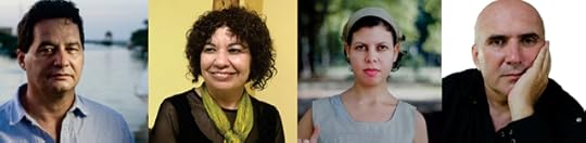 Escritores cubanos: Ángel Santiesteban - Ileana Álvarez - Lía Villares - Francis Sánchez.