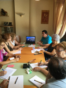 Durante la Charla-Taller sobre Técnicas Narrativas.