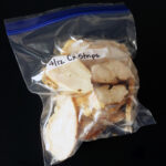 frozen strips in freezer bag