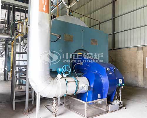 Industrial gas steam boiler