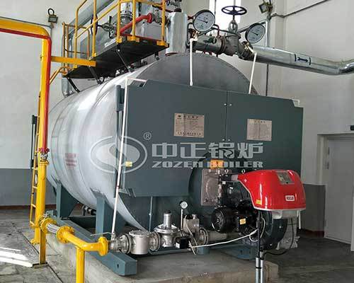 Gas-fired hot water boiler