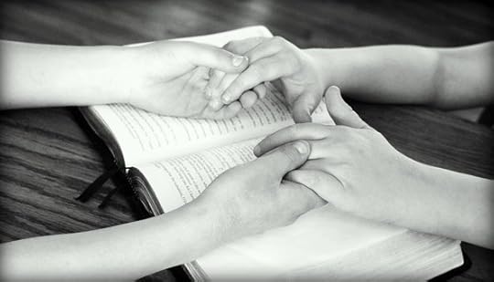 Holding Hands, Bible, Praying, Friends