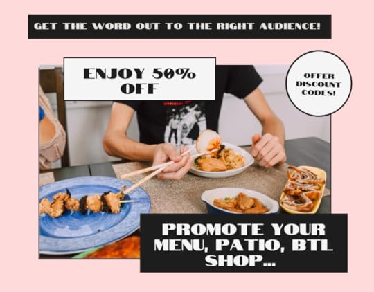 Advertise with Toronto Restaurants. *Space is limited.