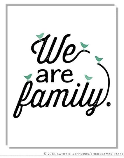 Family Quote Print Bird Home Decor We Are Family Sayings Sign | Etsy | Family quotes, We are family, Wall art living room