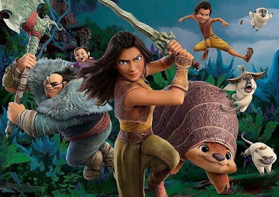 Raya and her gang of warriors about to kick ass